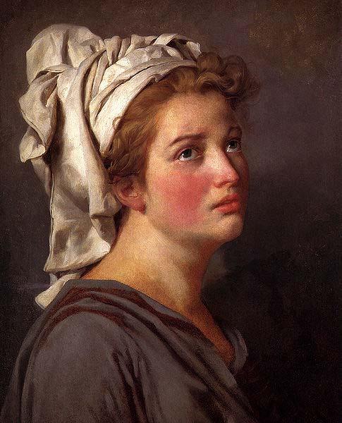 Jacques-Louis David Louis David Portrait Of A Young Woman In A Turban Sweden oil painting art